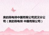 奥的斯电梯中国有限公司武汉分公司（奥的斯电梯 中国有限公司）