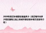 2020年拆迁补偿款标准是多少（拆迁每平米多少钱区国有土地上老城平房征收补偿方案发布介绍）