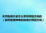 天然指南针是怎么帮你辨别方向的（如何使用神奇的指南针辨别方向）