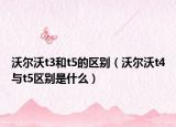 沃尔沃t3和t5的区别（沃尔沃t4与t5区别是什么）