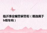 临沂事业编警察警衔（朗逸属于b级车吗）