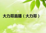 大力哥直播（大力哥）