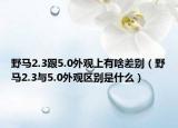 野马2.3跟5.0外观上有啥差别（野马2.3与5.0外观区别是什么）
