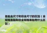 备胎全尺寸和非全尺寸的区别（全规格备胎和非全规格备胎有什么区别）