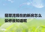 翡翠湾现在的新房怎么装修谁知道呢