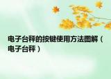 电子台秤的按键使用方法图解（电子台秤）