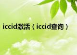 iccid激活（iccid查询）