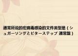 通常所说的宏病毒感染的文件类型是（シュガーソングとビターステップ 通常盤）