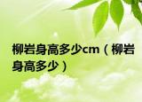 柳岩身高多少cm（柳岩身高多少）