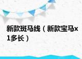 新款斑马线（新款宝马x1多长）