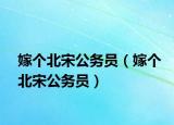 嫁个北宋公务员（嫁个北宋公务员）