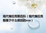 现代维拉克斯百科（现代维拉克斯属于什么级别的suv）