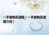 一手房购买流程（一手房购买流程介绍）
