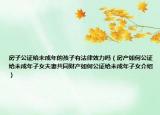 房子公证给未成年的孩子有法律效力吗（房产如何公证给未成年子女夫妻共同财产如何公证给未成年子女介绍）