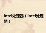 intel处理器（intel处理器）