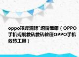 oppo鎵嬫満鍗″埛鏁戠爾（OPPO手机现刷救砖救砖教程OPPO手机救砖工具）