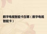 数字电视智能卡在哪（数字电视智能卡）