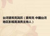 台湾猪哥亮简历（猪哥亮 中国台湾地区影视男演员主持人）