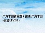 广汽丰田新雷凌（雷凌 广汽丰田-雷凌LEVIN）