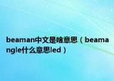 beaman中文是啥意思（beamangle什么意思led）