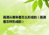 雨滴从哪来是怎么形成的（雨滴是怎样形成的）