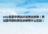 svip是豪华黄钻还是黄钻贵族（黄钻豪华版和黄钻贵族有什么区别）