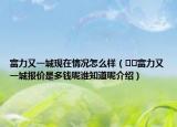 富力又一城现在情况怎么样（﻿﻿富力又一城报价是多钱呢谁知道呢介绍）