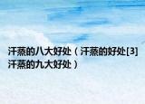 汗蒸的八大好处（汗蒸的好处[3]汗蒸的九大好处）