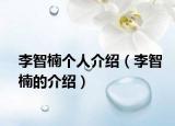 李智楠个人介绍（李智楠的介绍）
