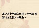 龙之谷十字军怎么样（十字军 网游《龙之谷》中职业）