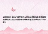 法院拍卖土地过户流程是怎么样的（法院拍卖土地如何处理经过法院拍卖得到的土地和房屋怎么办理过户手介绍）