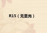 R15（无圣光）