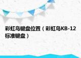 彩虹鸟键盘位置（彩虹鸟KB-12标准键盘）
