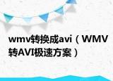 wmv转换成avi（WMV转AVI极速方案）
