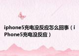 iphone5充电没反应怎么回事（iPhone5充电没反应）