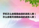 手机怎么查看路由器的连接人数（怎么查看无线路由器的连接人数）