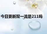 今日更新双一流是211吗