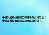 中储发展股份有限公司青岛分公司电话（中储发展股份有限公司青岛分公司）