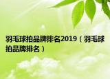羽毛球拍品牌排名2019（羽毛球拍品牌排名）