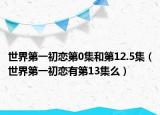世界第一初恋第0集和第12.5集（世界第一初恋有第13集么）