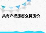 共有产权房怎么算房价