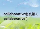 collaborative怎么读（collaborative）