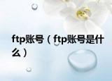 ftp账号（ftp账号是什么）