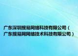 广东深圳搜易网络科技有限公司（广东搜易网网络技术科技有限公司）