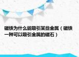 磁铁为什么能吸引某些金属（磁铁 一种可以吸引金属的磁石）