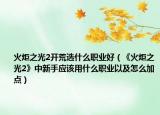 火炬之光2开荒选什么职业好（《火炬之光2》中新手应该用什么职业以及怎么加点）