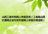 山西工商年检网上申报系统（工商局山西红盾网企业年检年报网上申报办理流程）