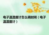 电子温湿度计怎么调时间（电子温湿度计）