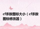cf杀敌图标大小（cf杀敌图标修改器）