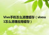 Vivo手机怎么清理缓存（vivou1怎么清理应用缓存）